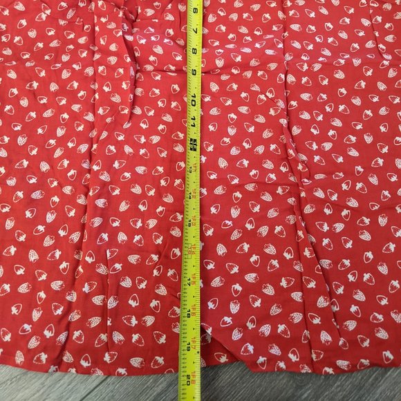 Keds Women's Blouse Top Short-sleeve Strawberry Print - Picture 6 of 9